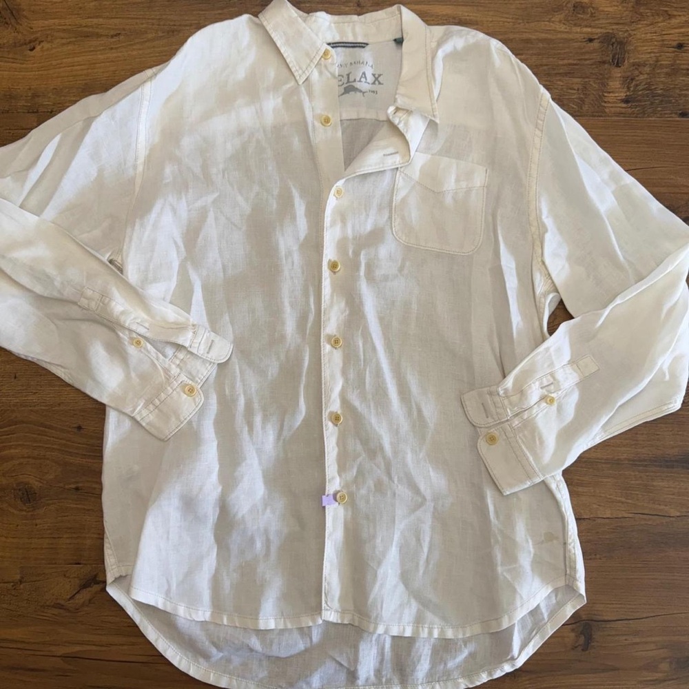 Tommy Bahama Men's White Shirt